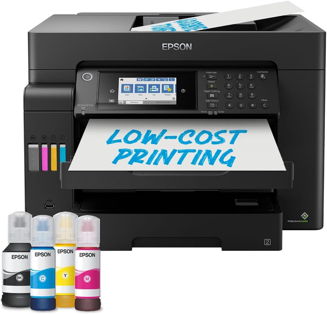 EcoTank ET-16655 A3+ Wi-Fi Multifunction Printer with Refillable Ink Tanks and Fax