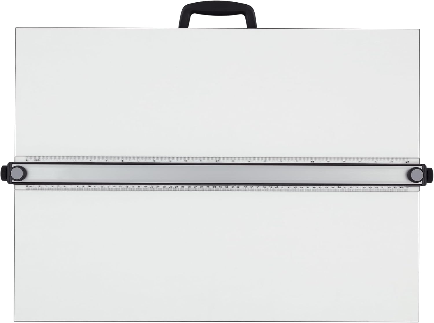 Acurit PXB 20” x 26” Drawing Board for Artists and Designers - Portable Workspace for Drawing, Sketching, Drafting, Painting - Fixed Angled Laminated Surface with Ruler and Parallel Motion Bar