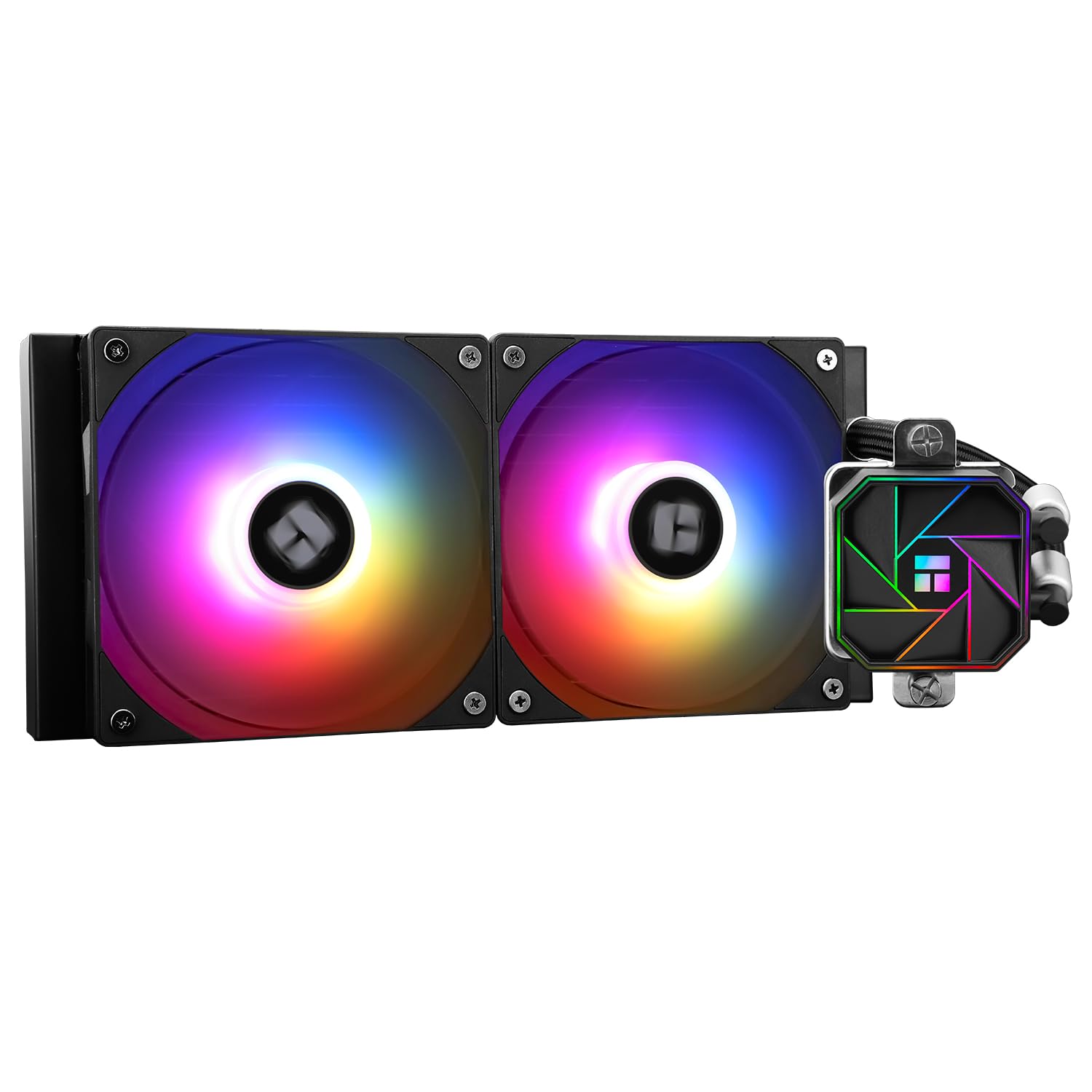 Thermalright Aqua Elite 240 V3 Water Cooling CPU Cooler, Double PWM ARGB Fans with S-FDB Bearings,Efficient PWM Controlled Pump,for AMD/AM4/AM5, Intel LGA1150/1151/1200/1700/1851, (AE240 V3)