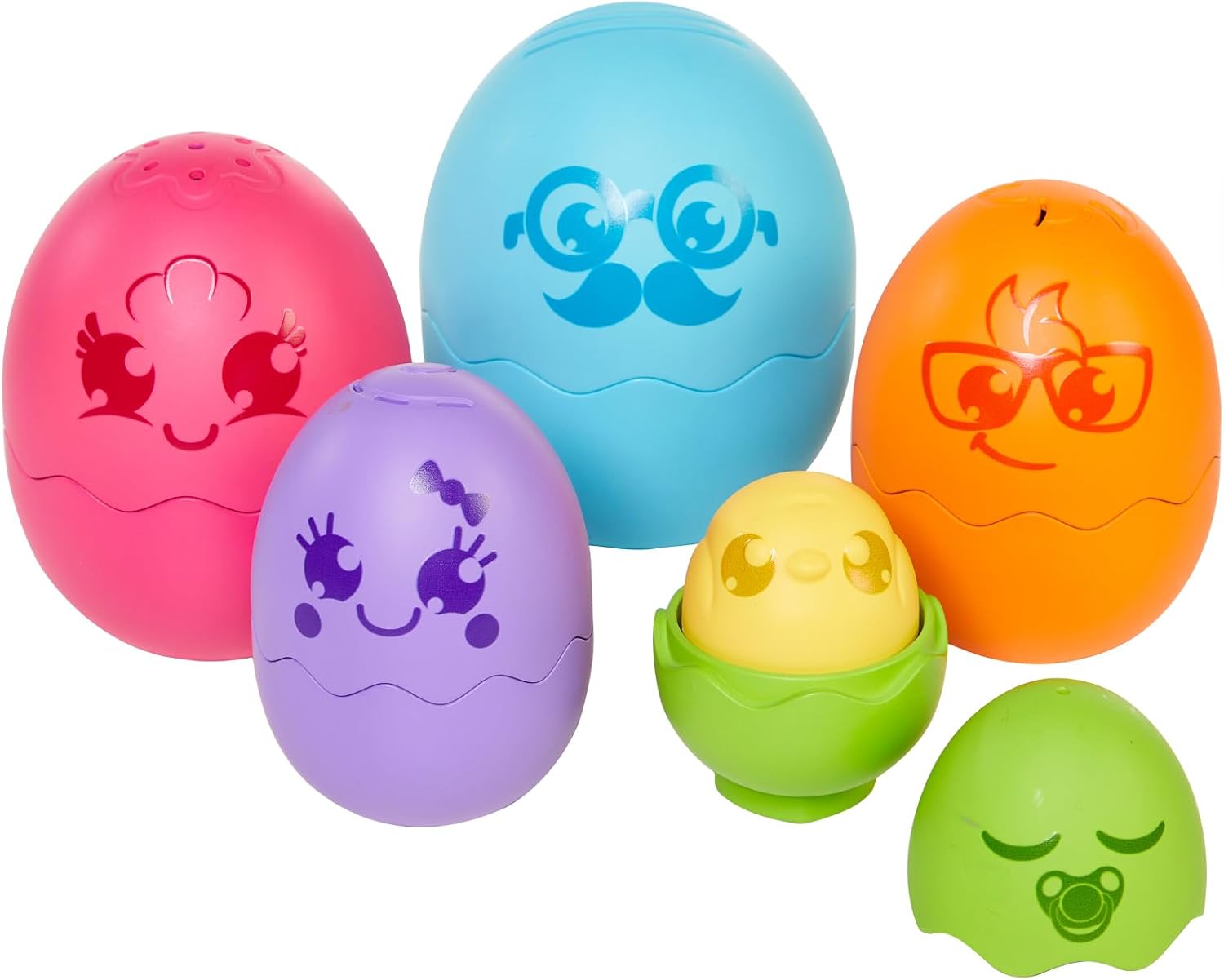 Toomies E73564 New Hide & Squeak Nesting Eggs, Large