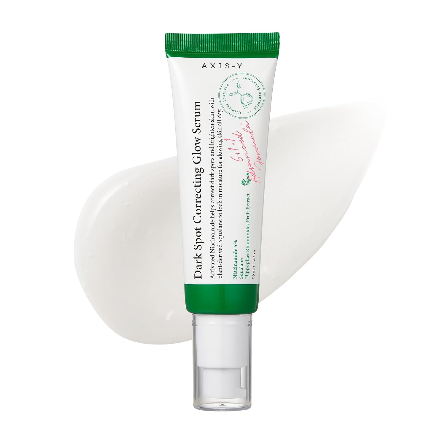 AXIS-Y Dark Spot Correcting Glow Serum - 5% Niacinamide Dark Spot Remover For Face - Vegan Korean Skin Care Niacinamide Serum for All Skin Types - 1.69 fl. oz.