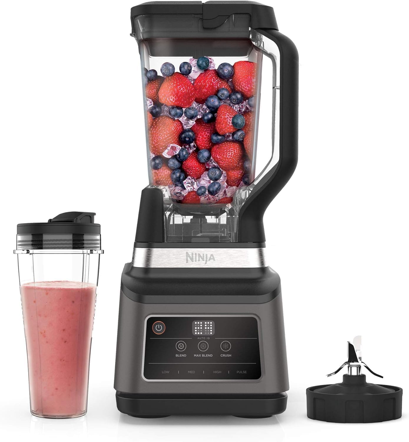 Ninja 2-in-1 Blender with 3 Automatic Programs, Black BN750UK