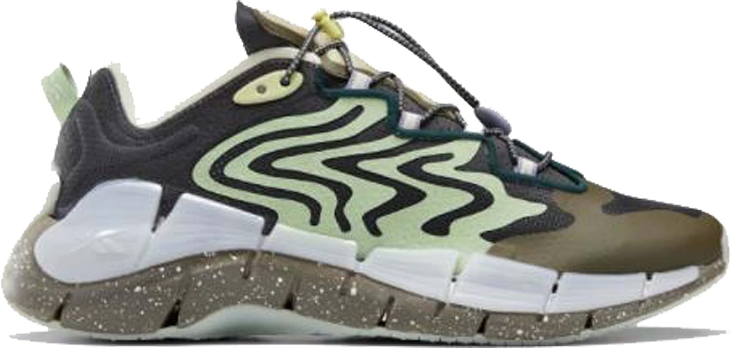 Reebok Zig KINETICA II Grey/Terrain Grey/Aloe Green S23890 Mens US Sizes
