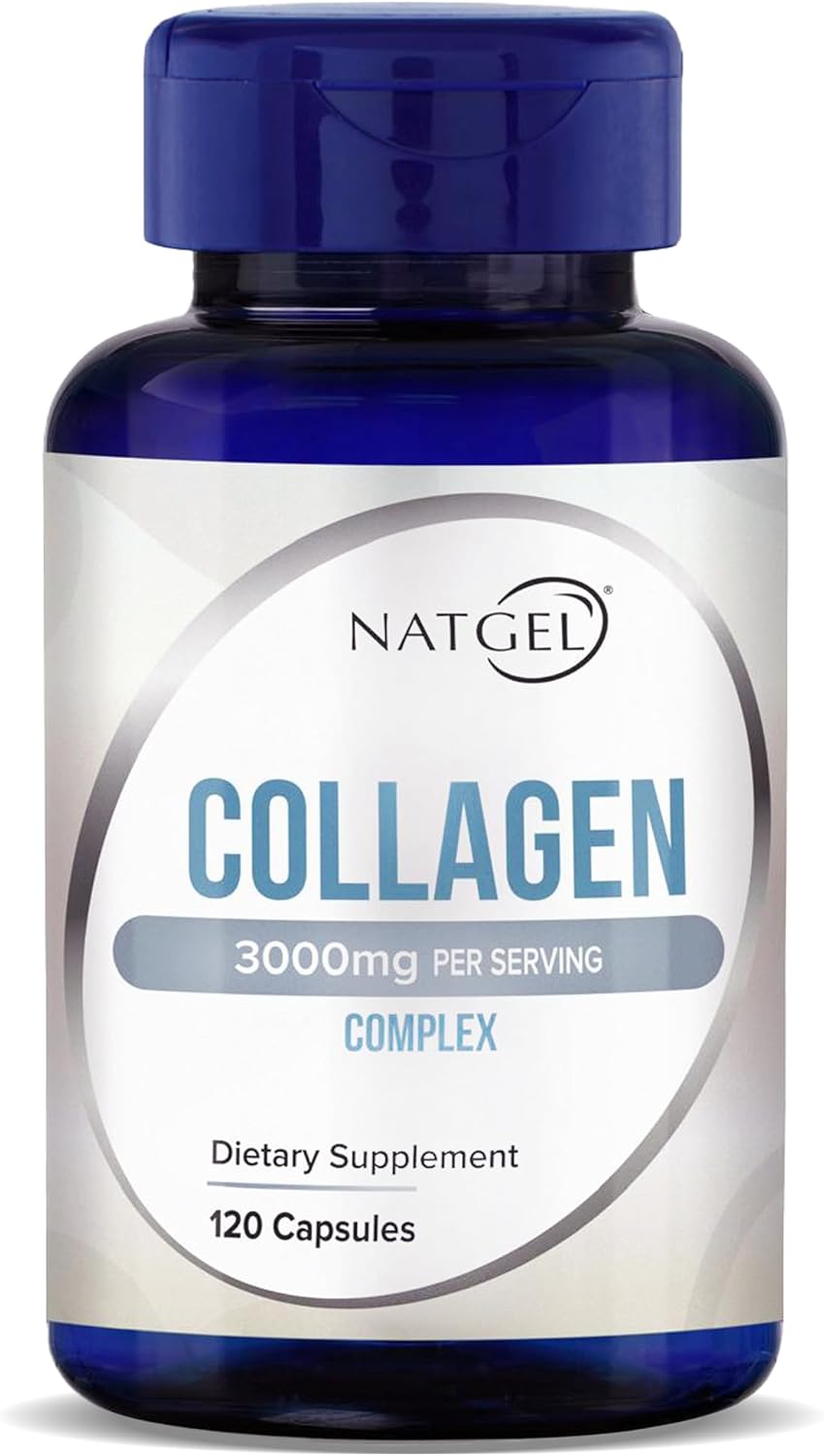 Collagen Peptides (Type I & III) | 3000mg - 120 Capsules | Premium Hydrolyzed Collagen for Skin, Hair, Nails & Joint