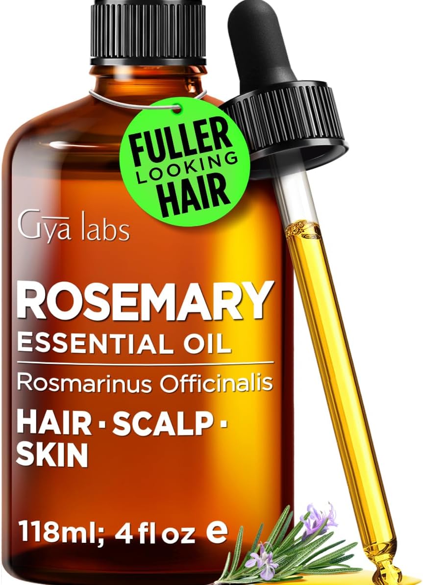 100% Pure Rosemary Essential Oil for Skin & Diffuser - 4 Fl Oz