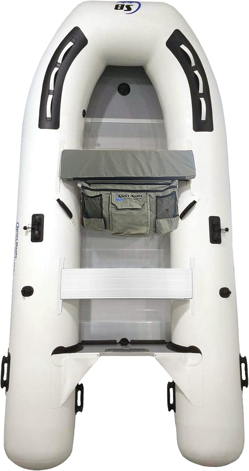 Inflatable Sport Boats Killer Whale 10.8' - Model SB-330 - Aluminum Floor Premium Heat Welded Dinghy with Seat Bag