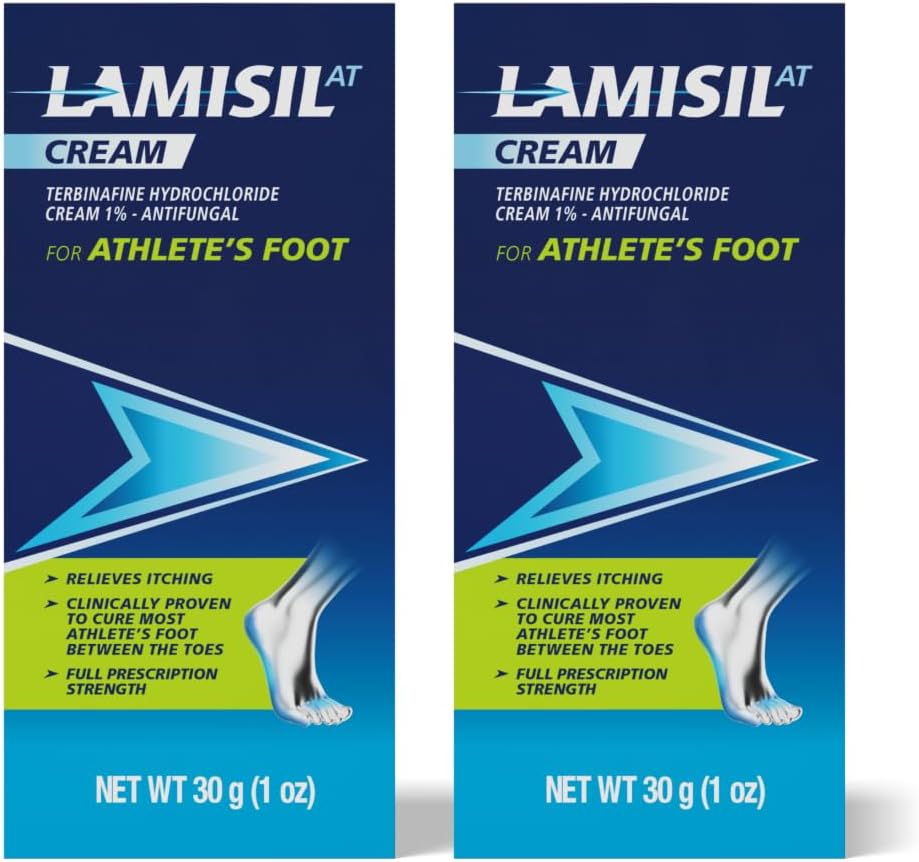 Lamisil Athletes Foot Antifungal Cream, 1 Week Treatment, 1 oz, 2 Pack
