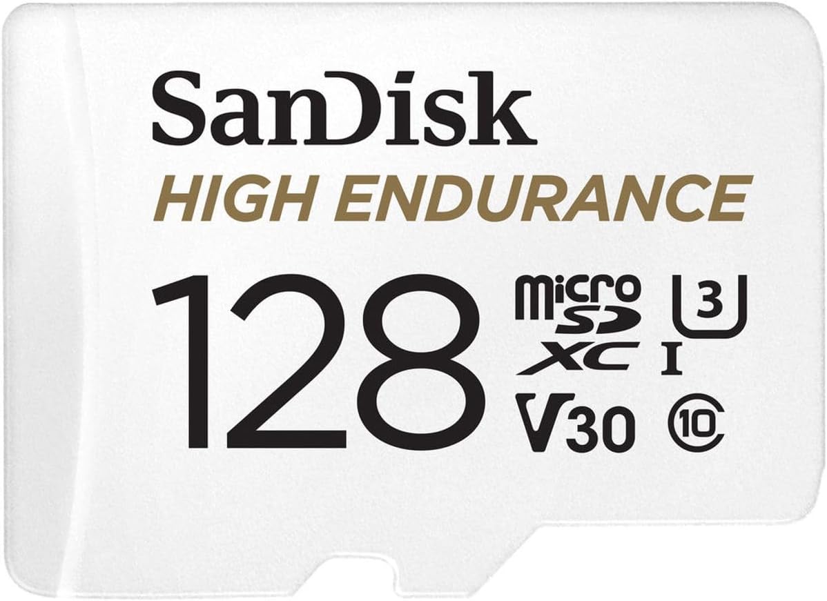 SanDisk High Endurance 128 GB Class 10/UHS-I (U3) microSDXC