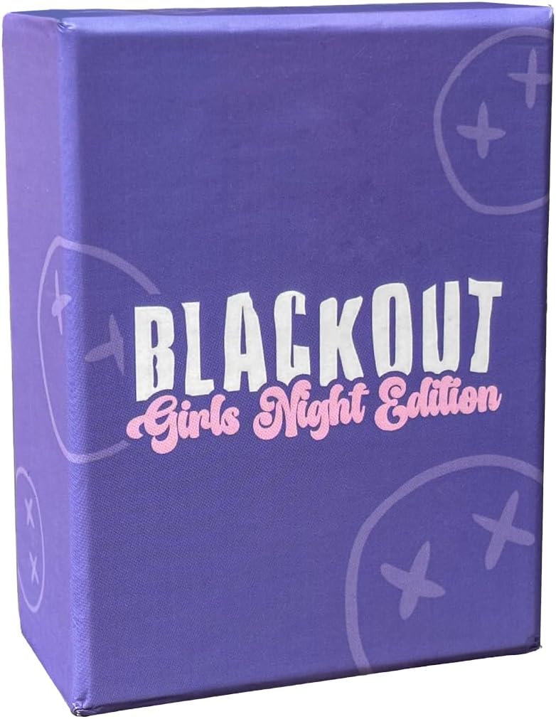 Blackout Deck Girls Night Edition - The Most BRUTAL Girls Drinking Game | Perfect for Uni Students, Bachelorette, Girl Nights In & More | 100 Cards with 80+ Drinking Dares & Challenges!