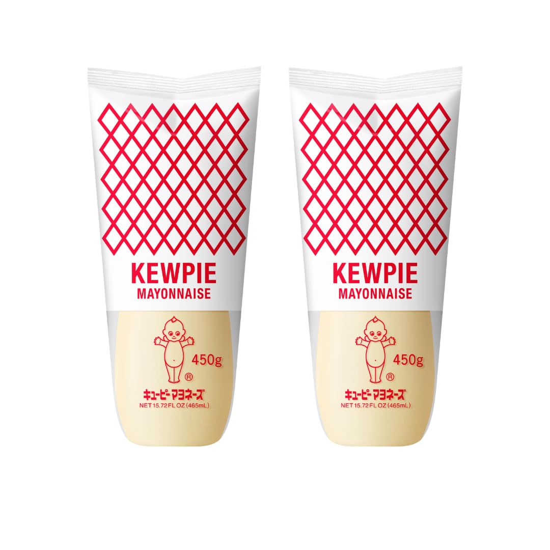 Kewpie Mayonnaise Product of Japan Rich Creamy Umami 15.87oz 450g Bottle (31.74 Fl Oz)