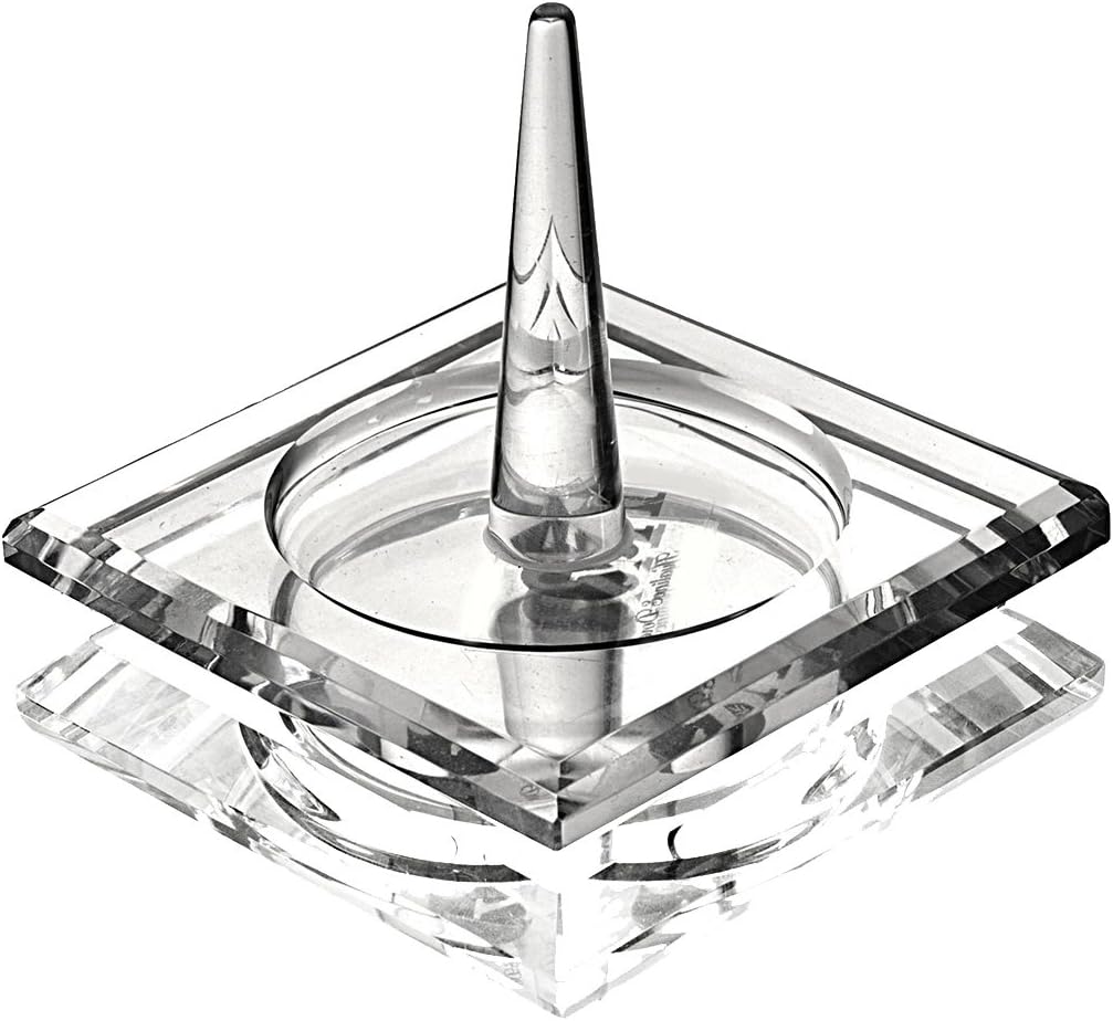 H&D HYALINE & DORA H&D Square Crystal Glass Ring Holder for Jewelry Clear_square1