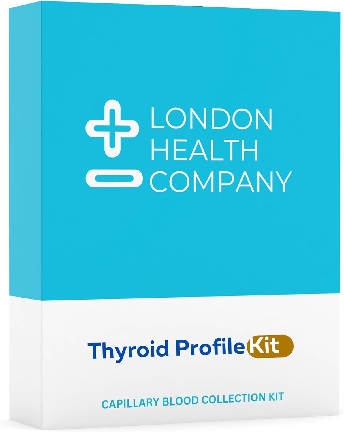 Thyroid Hormone Function Profile Blood Test for Checking TSH, Free T3 (FT3) & Free T4 (FT4). Complete Home Sample Collection kit for Laboratory Analysis & Report