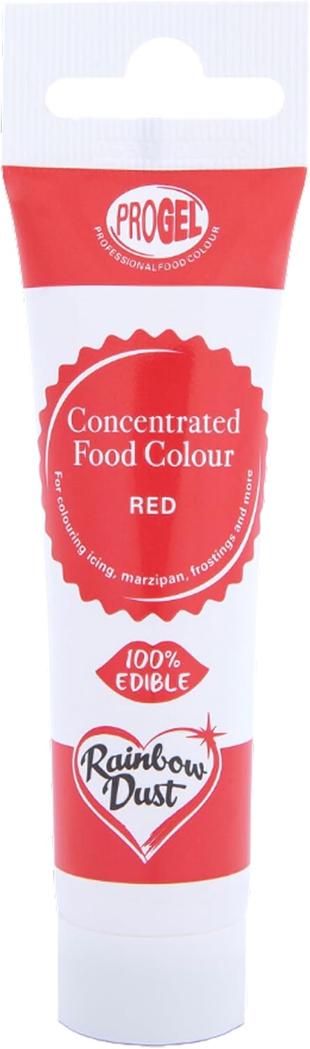 Rainbow Dust ProGel Professional Food Colouring, Red 25g