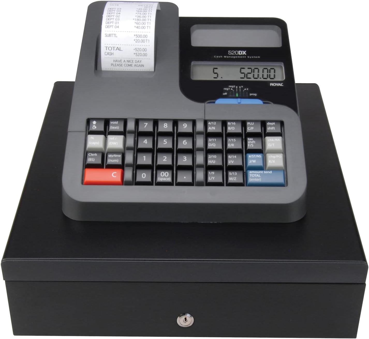Royal 89395U 520DX Electronic Cash Register