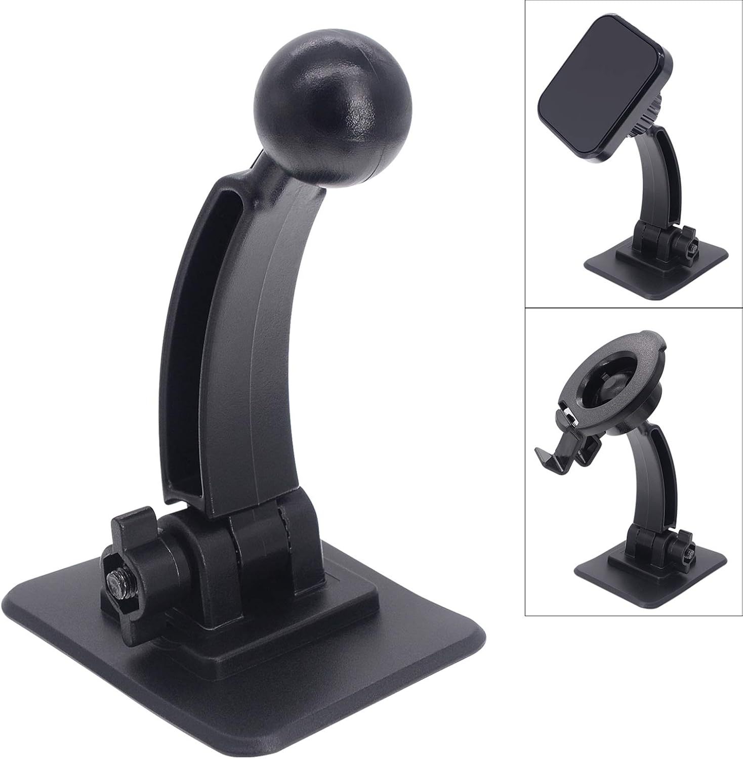 17mm Sticky Adhesive Mount Holder for Garmin GPS & Smart Phones - Car Windshield/Dashboard Flexible Permanent Holder Soft Base for Garmin Nuvi GPS Navigator/Cell Phone Magnetic Mounting Pad