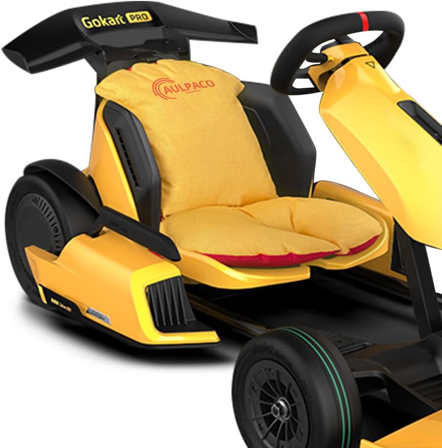 Comfortable Backrest Seat Cushion for Segway Ninebot Gokart Karting Accessories（It's just a Cushion, not a go Kart）