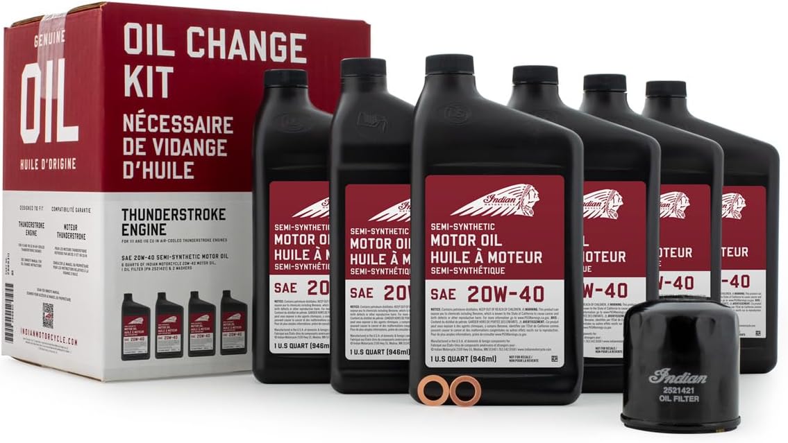 Indian Motorcycle Thunderstroke Oil Change Kit - Part 2889311