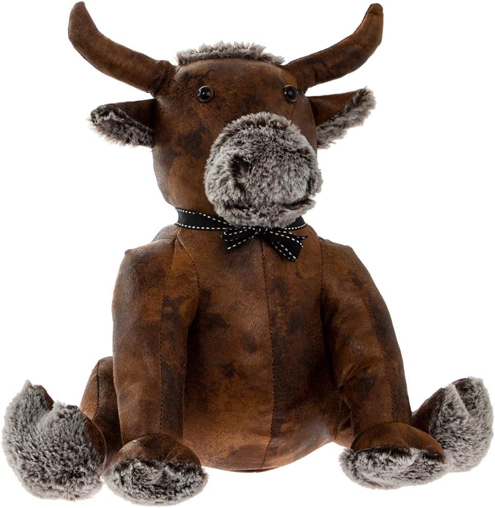 Lesser & Pavey Faux Leather Bull Door Stops