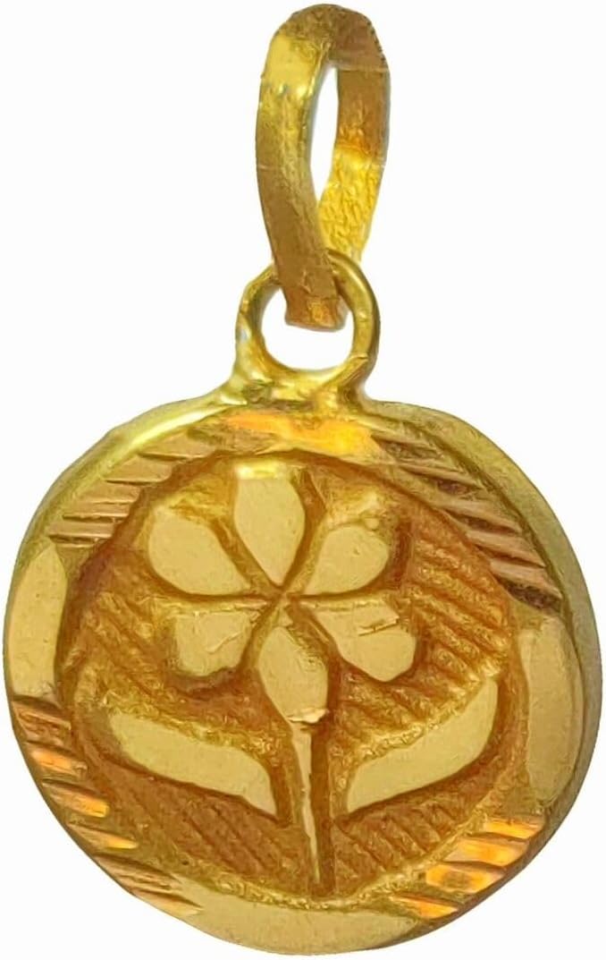 22K/18K Real Certified Fine Yellow Gold Beautiful Womens Pendant