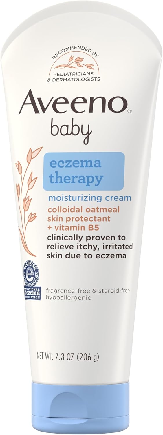 Aveeno Baby Mommy & Me Daily Bathtime Gift Set including Baby Wash & Shampoo, Calming Baby Bath & Wash, Baby Moisturizing Lotion & Stress Relief Body Wash for Mom, 4 items