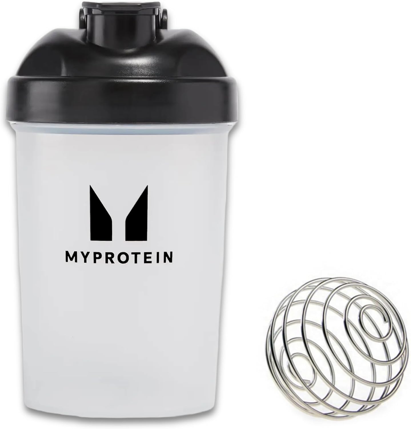 Myprotein Unisex Adult Mini Bottle Shaker - Black, 400 ml (Pack of 1)