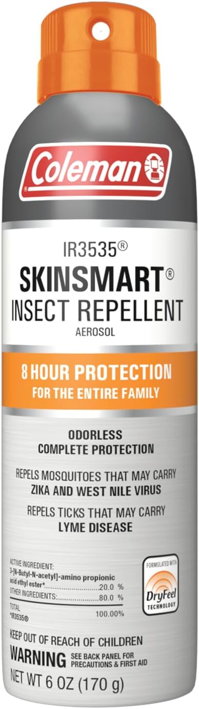 Coleman SkinSmart DEET-Free Spray Insect Repellent (IR3535), 6-Ounce