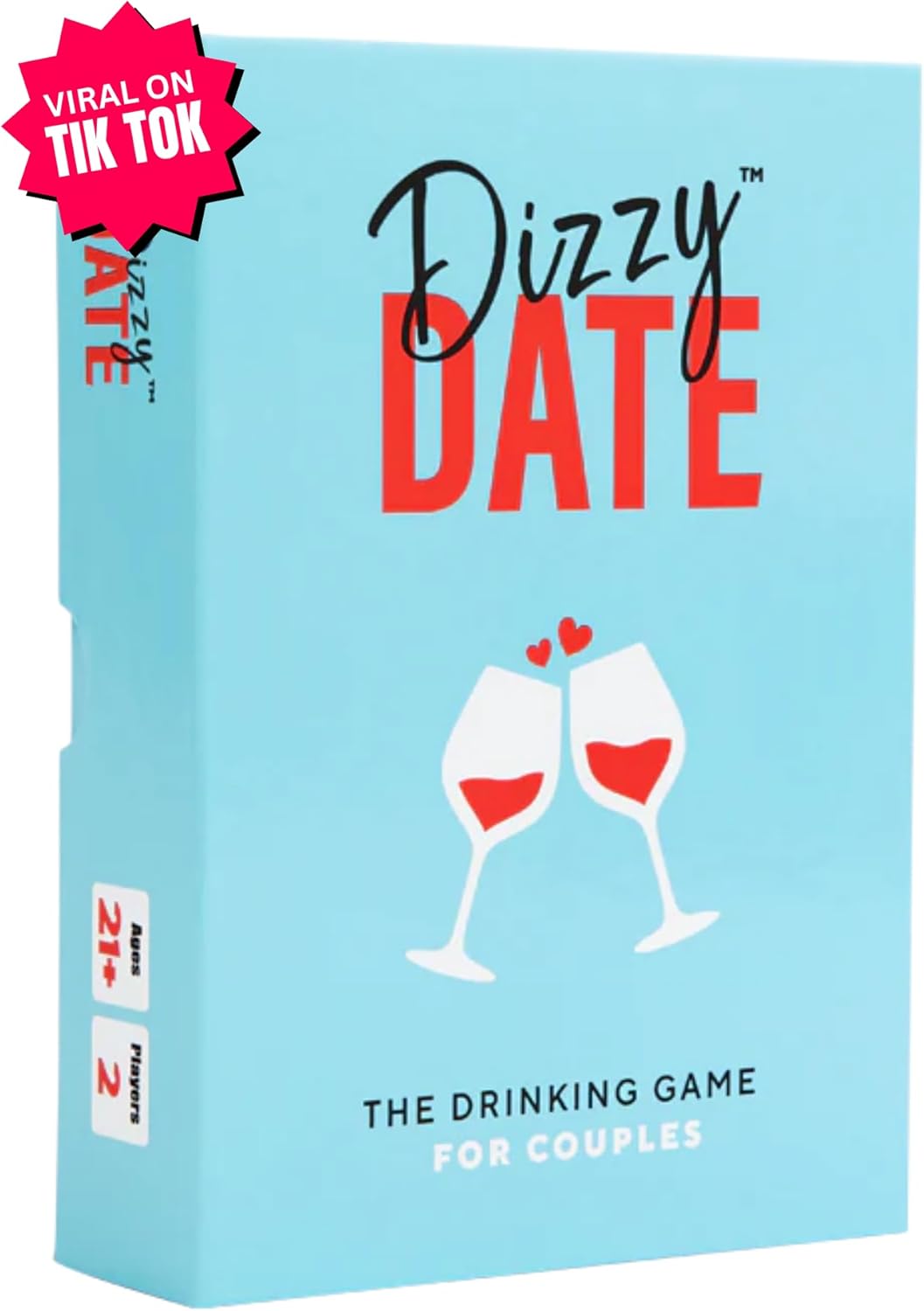 Beer Pressure Dizzy Date - The Card Game For Date Nights and Parties. Perfect Couples Gift!