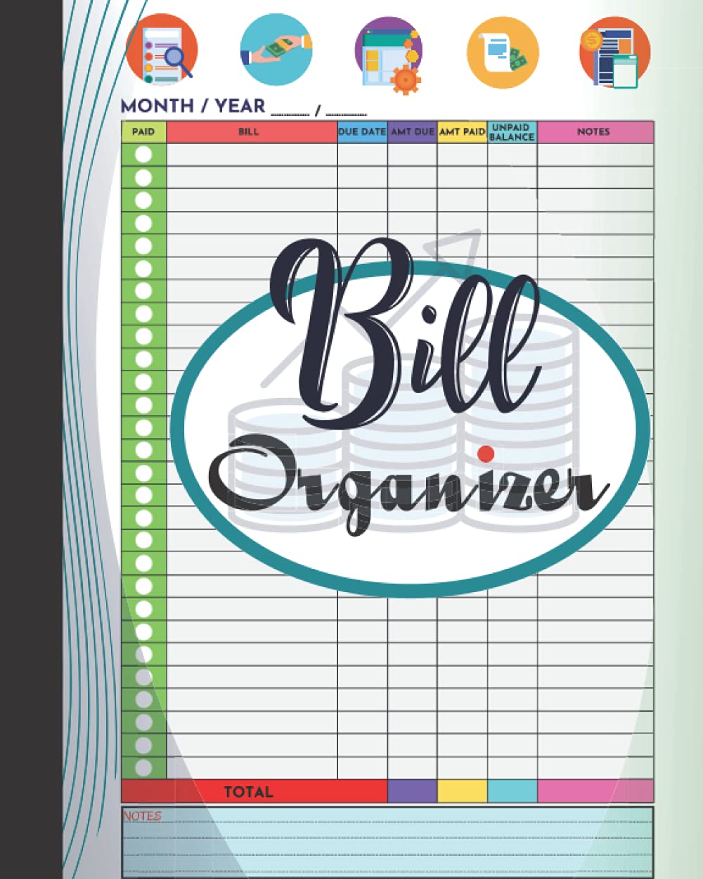 Bill Organizer: monthly bills organizer for Keep Track of Your Monthly Expenses . expense tracker . Bill Payment Organizer Log Book Monthly . Bill ... Monthly Bill Payments Checklist Organizer