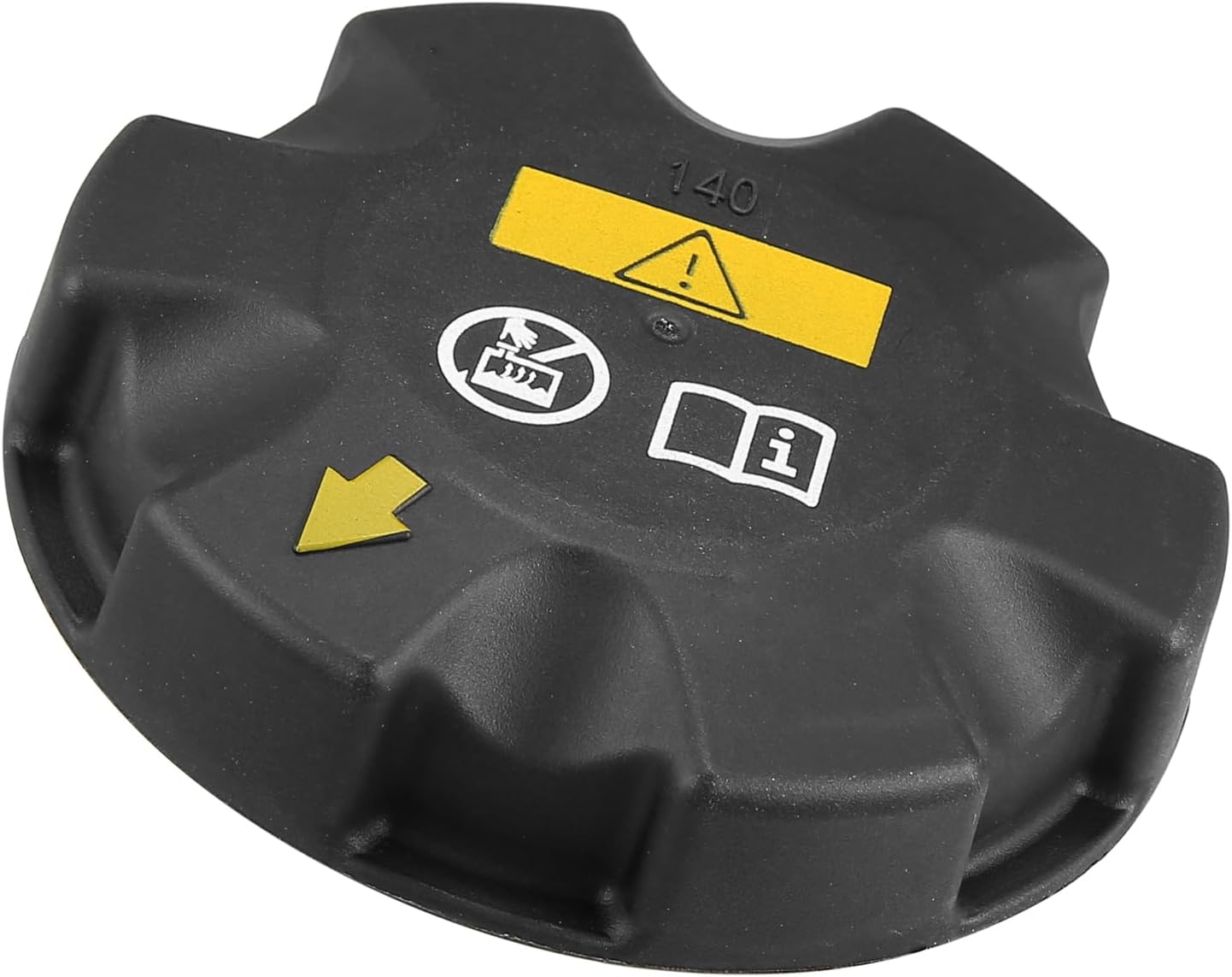 Motoforti Car Radiator Coolant Reservoir Expansion Tank Cap, Coolant Recovery Bottle Cover, for BMW 328i 2007-2016, Plastic, No.17117521071, Black