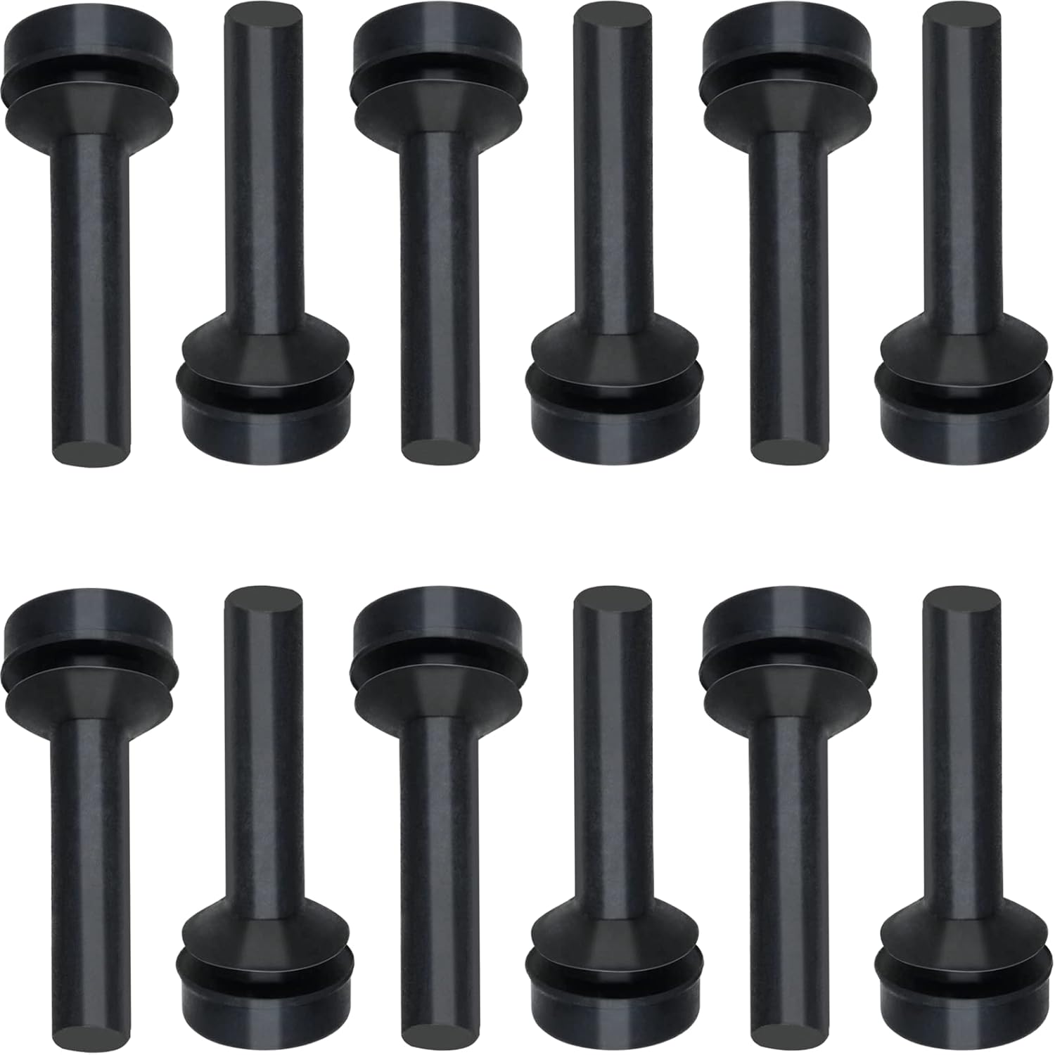 12 Pack WB02X24790 Grate Rubber Feet Compatible with GE Gas Stove Top Range Grate Foot Rubber Pads GE Stove Parts Rubber Grate Bumpers Stove Replacement Cooktop Grate Foot, Ytpoools