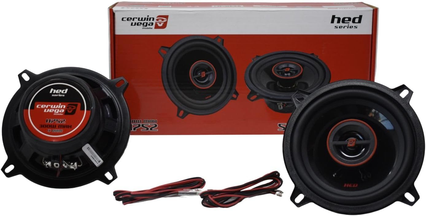 Cerwin-Vega H752 5.25" HED 2-Way 4 Ohm 275W Coaxial Car Speakers