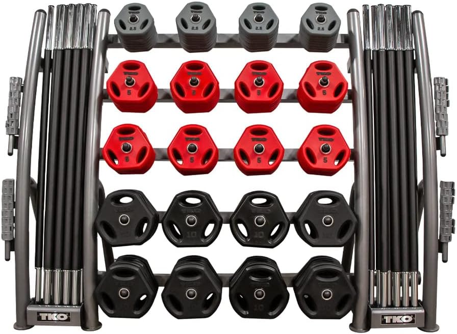 TKO Sports 20 Cardio Pump Sets and Rack