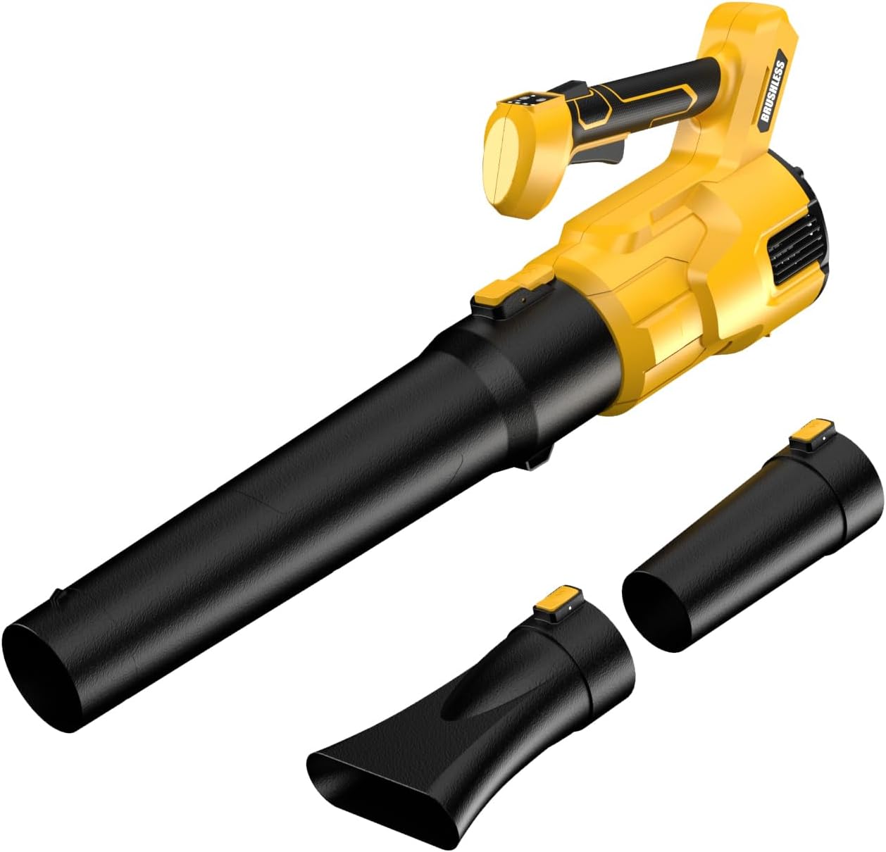 Cordless Leaf Blower for Dewalt 20V Max Battery, 480 CFM Electric Blower with Brushless Motor, Adjustable 3 Speeds up to 22000RPM, Handheld Leaf Blower for Lawn Care,Yard and Snow Blowing(No Battery)