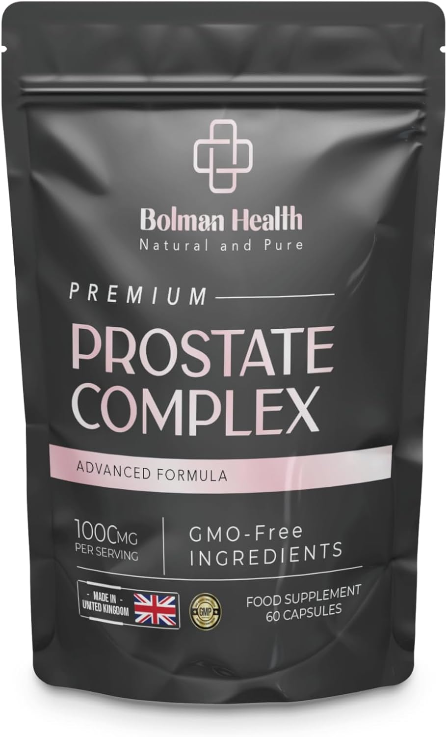 Prostate Complex Capsules | Advanced Formula with Pumpkin Seeds & Stinging Nettle | Made in The UK | 60 Capsules | Supports Hormonal Balance & Prostate Wellness | Non-GMO, Gluten-Free
