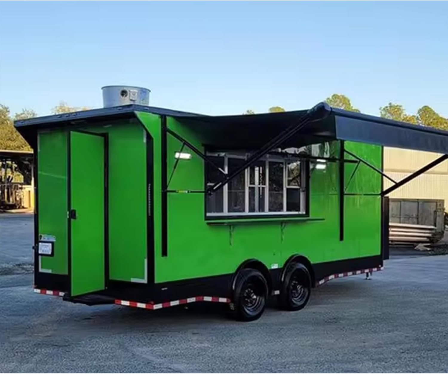 Mobile Concession Food Trailer – Fully Customized Cart with Kitchen, Business Use, Coffee Trailer, Taco & Hotdog Stand, Food Trucks for Sale