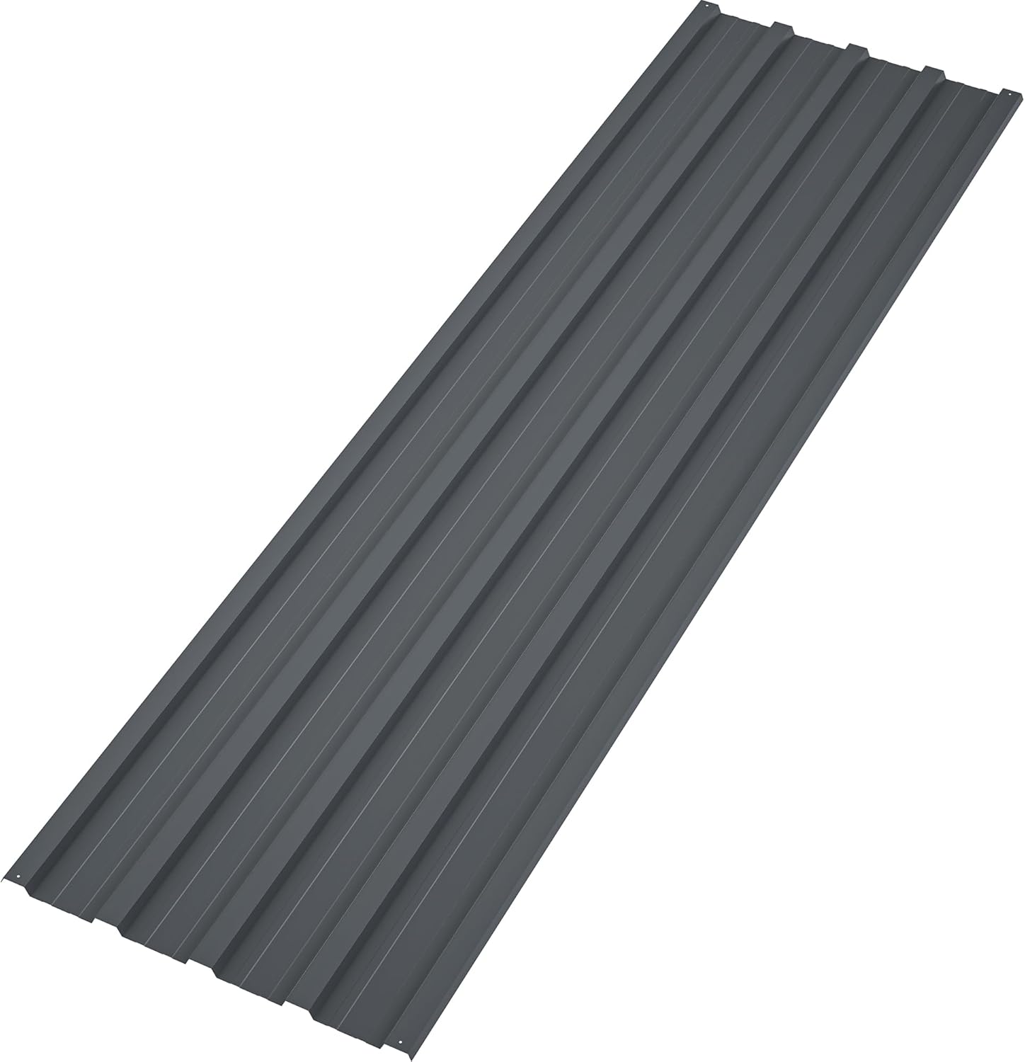 Metal Roof Panels 25 Pcs Gray Roofing Panels Galvanized Steel with Screw Resistant,Versatile and Durable Suitable for Garages,Sheds, Stables and Mobile Homes 176.5 sq.ft