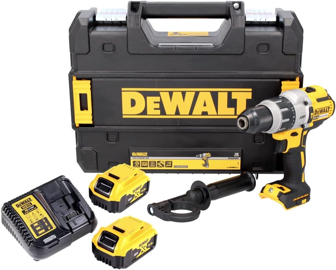 DeWALT | DCD996P2 XR Brushless Combi Drill | 18V 2 x 5.0Ah Li-Ion