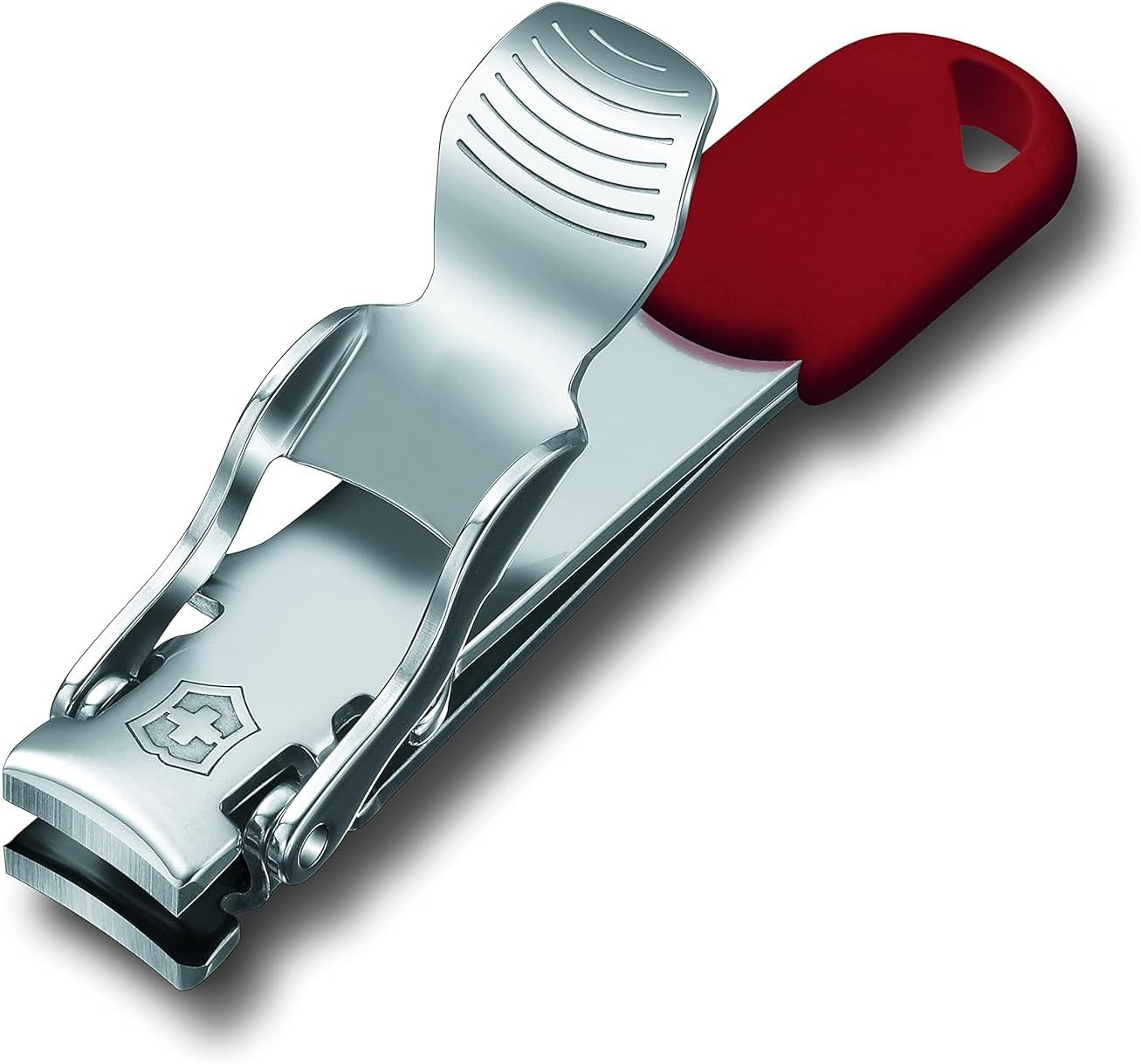 Victorinox Unisex Nail Clipper SS Red Lanyard Hole Blister, Standard
