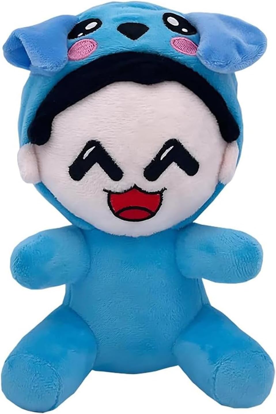 DXPETA Anime Plush, Cute Game Inspired Plush Doll, Soft Blue Plush Toy for Bedroom Decor and Travel Companion, 20x12cm Plush Figure for Anime Fans and Gift Giving