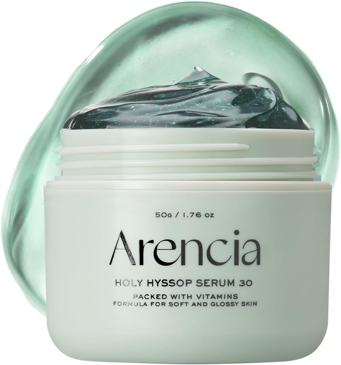Glow Hyssop Overnight Face Mask Serum - hydrating & Anti-Aging Serum for younger looking Korean Glass Skin, 30% Vitamin A, C, E, 10% Niacinamide, Peptide