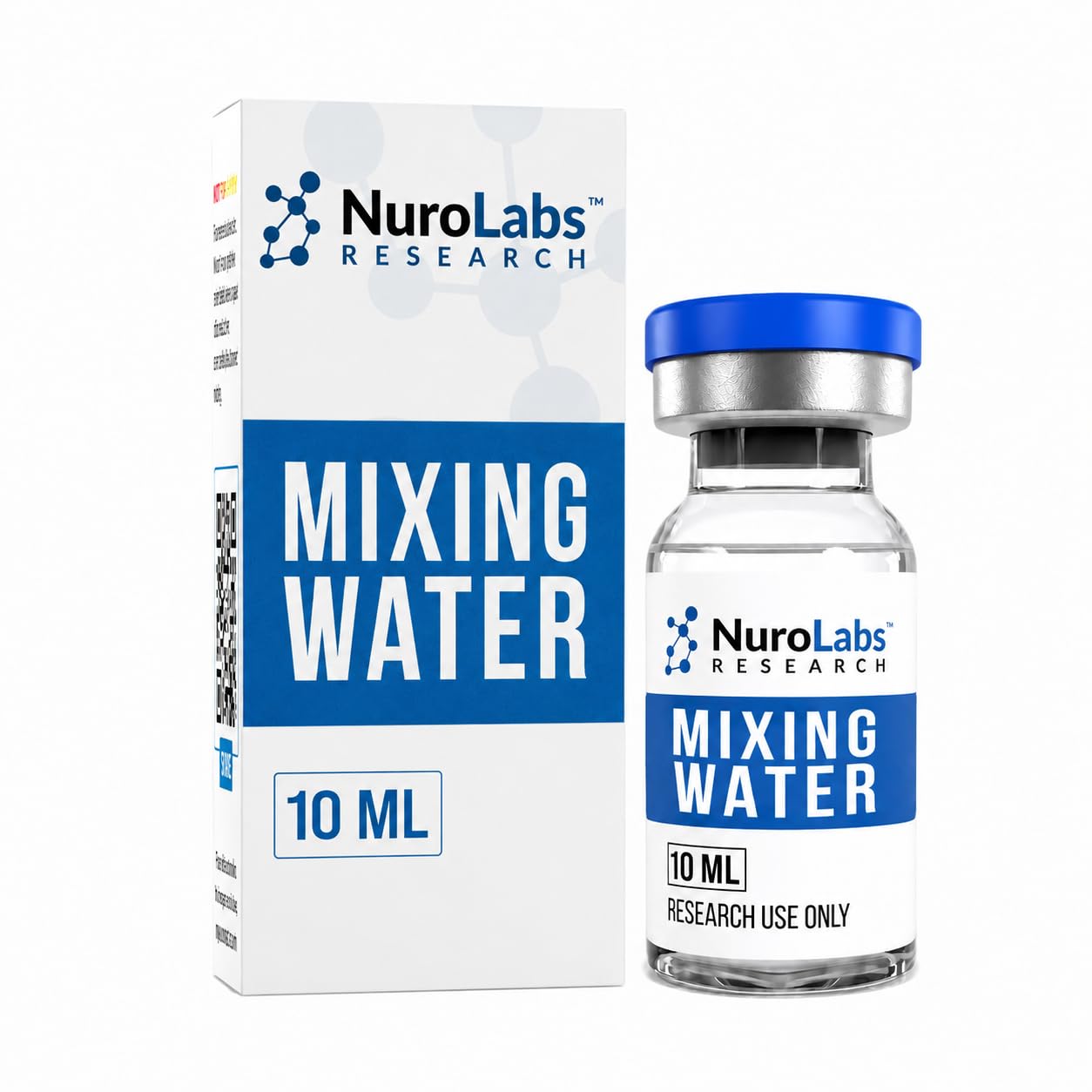 Mixing Water 10ml | Reconstitution Water & Reconstitution Solution | Sterile Multi-Use Glass Vial | Securely Sealed |