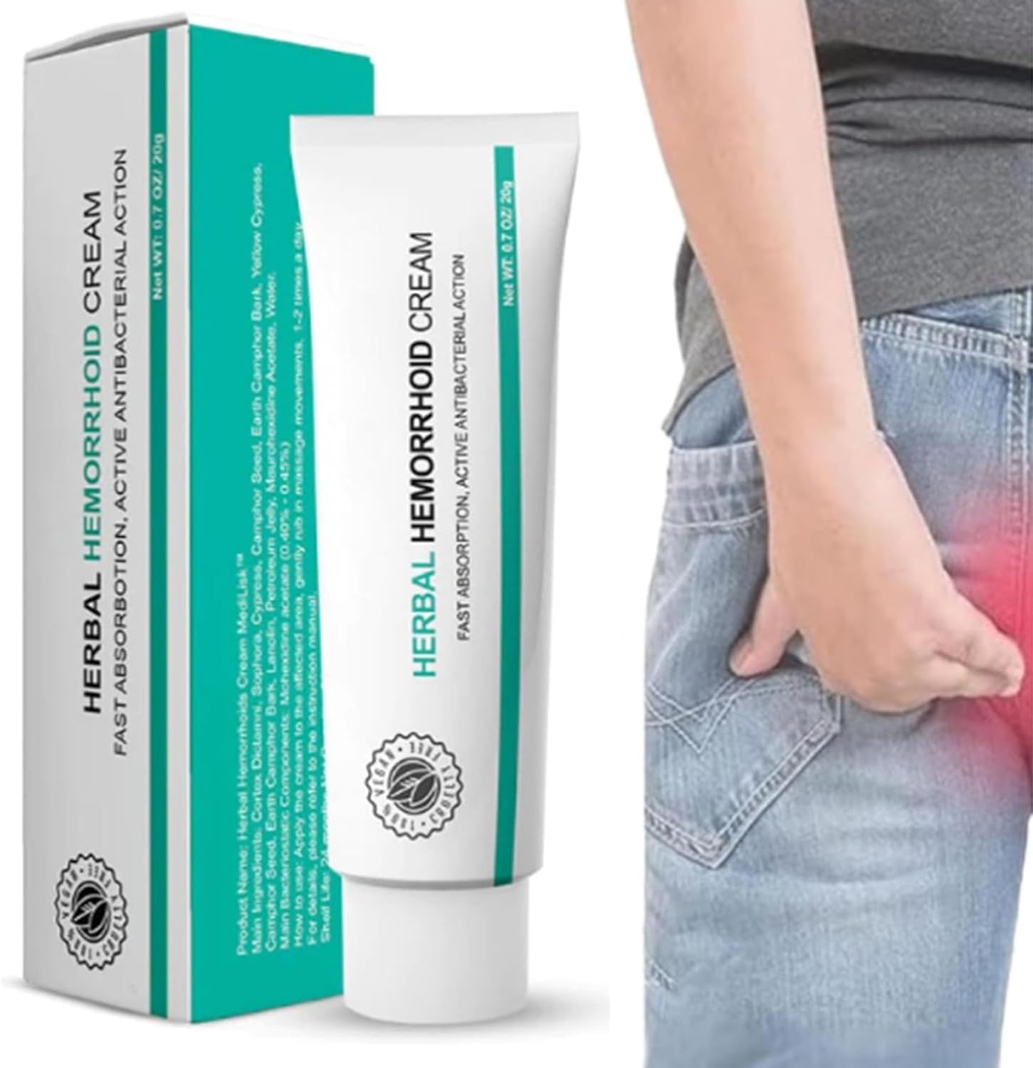 Herbal Hemorrhoids Cream,Herbal Hemorrhoids Cream (1PC)