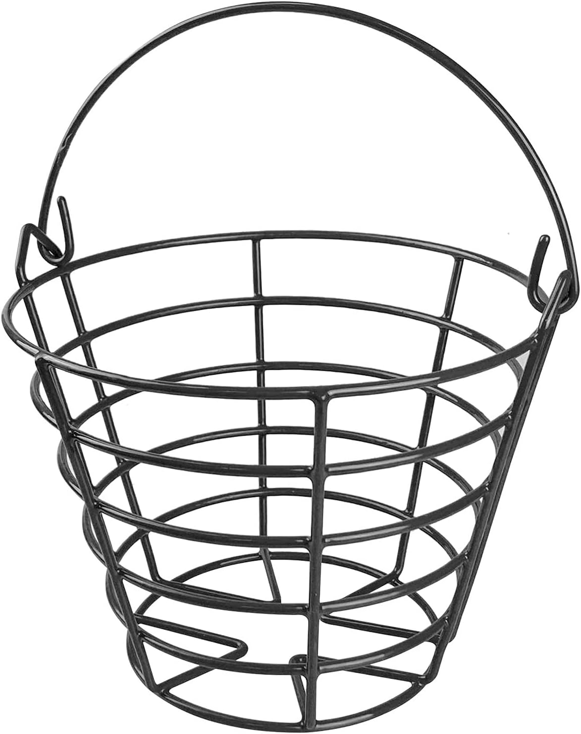 KOFULL Golf Balls Bucket Metal Golf Ball Basket Durable Golf Basket ball Container Storage Golf Accessories
