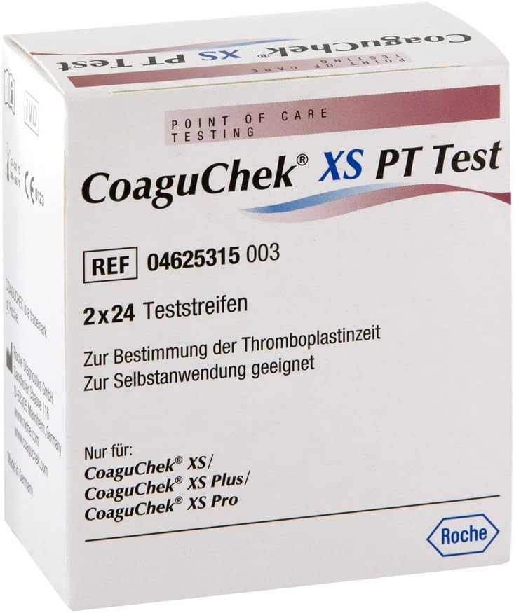 Coaguchek XS PT Test Strips 48 (2 x 24)