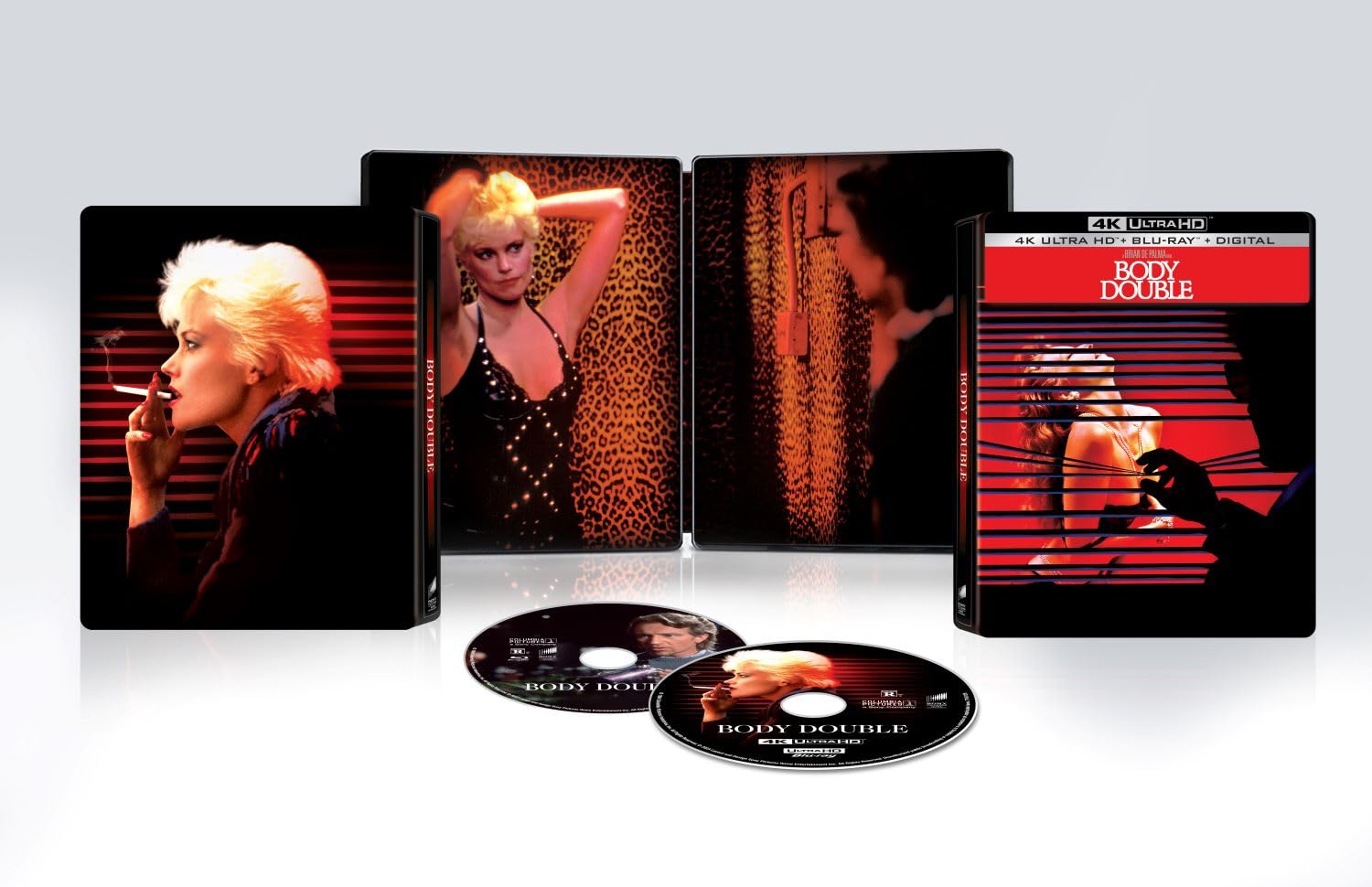 Body Double 4K Ultra HD SteelBook (4K Ultra HD + Blu-ray + Digital) - 4K + Blu-ray + Digital [4K UHD]