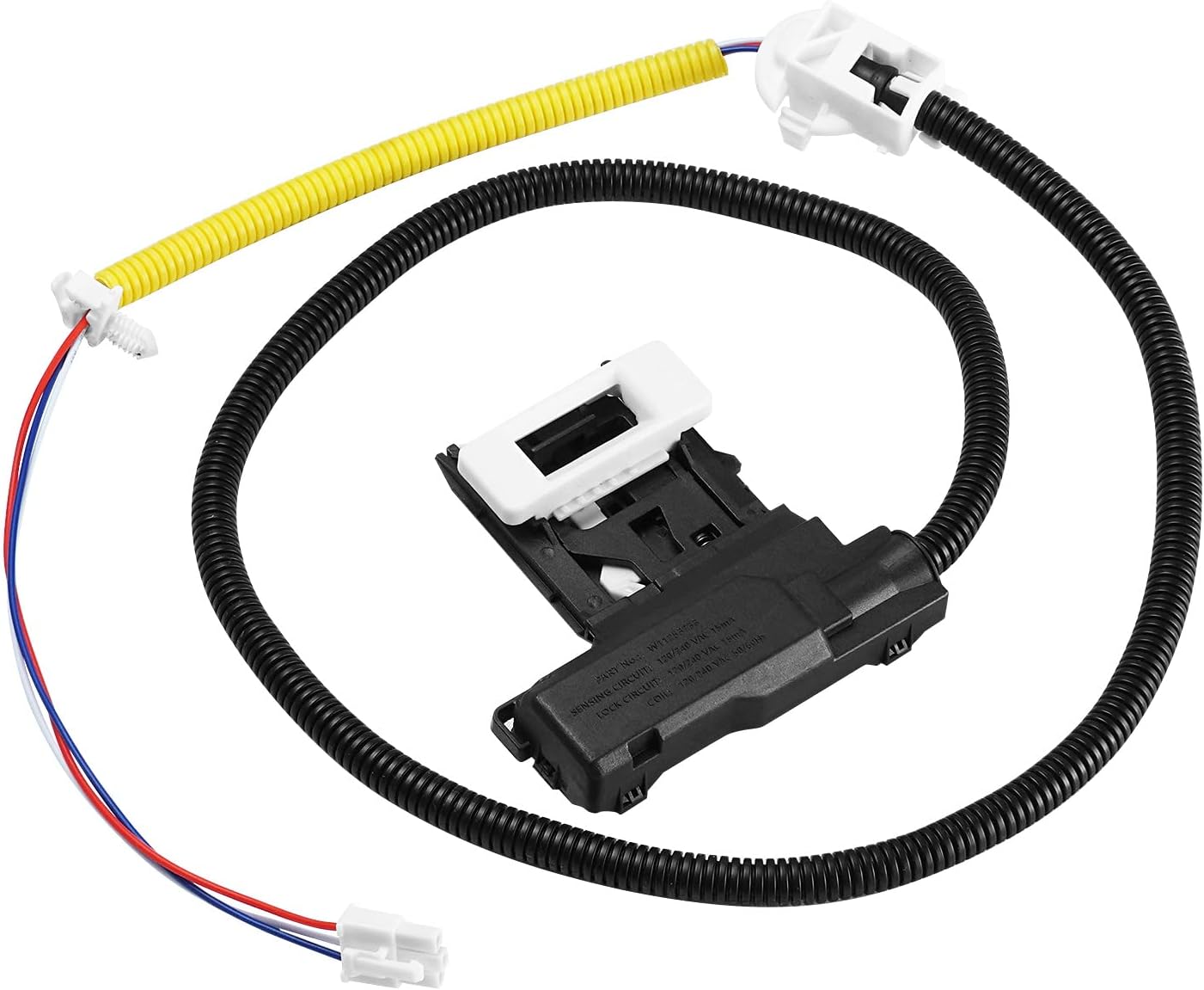 W11307244 W10682535 Washer Lid Lock Switch - For Whirlpool Maytag Amana Latch Washing Machine Assembly With W10838613vp W10838613 W11253733