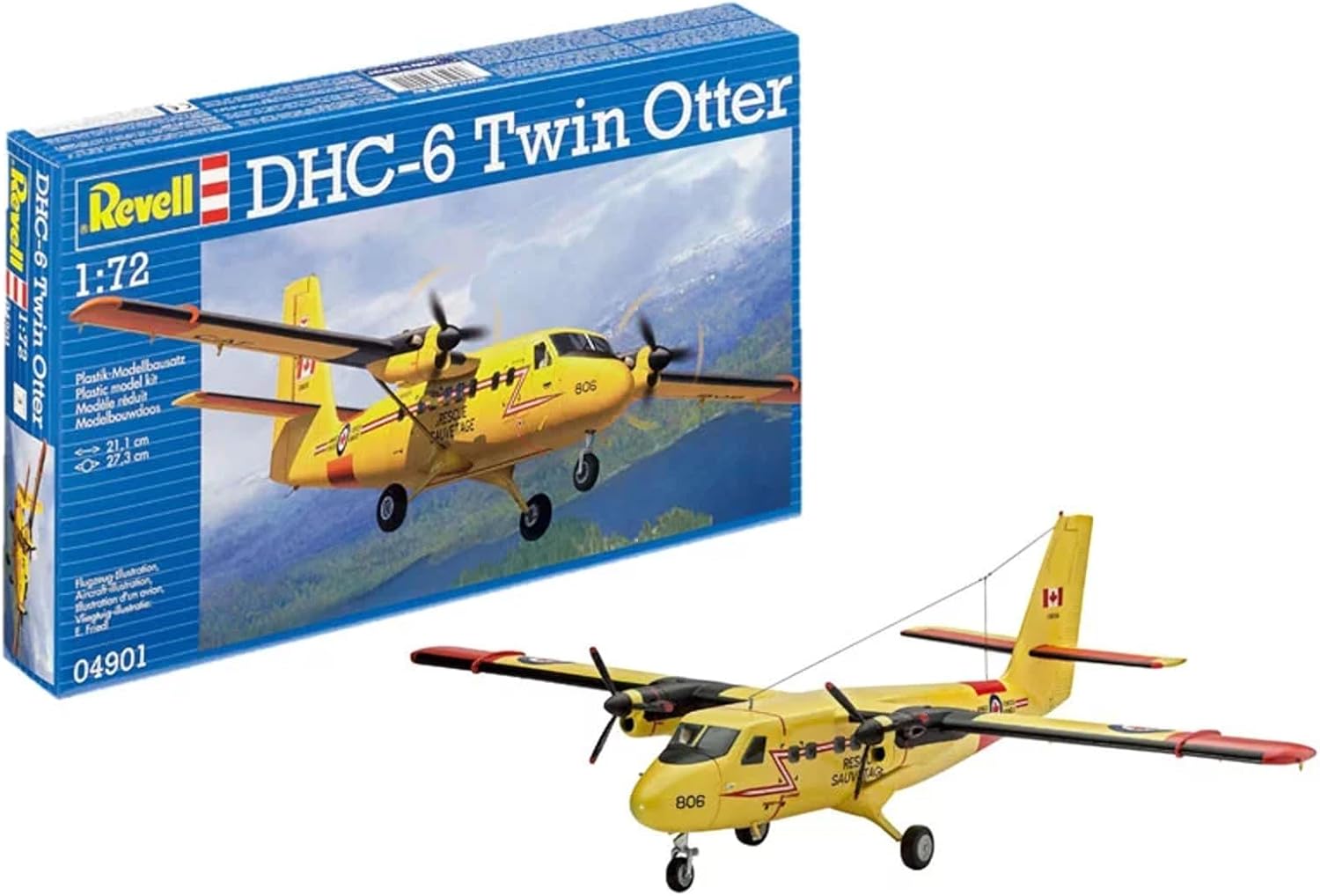 Revell 04901 DHC-6 Twin Otter 1:72 Scale Unbuilt/Unpainted Plastic Model Kit
