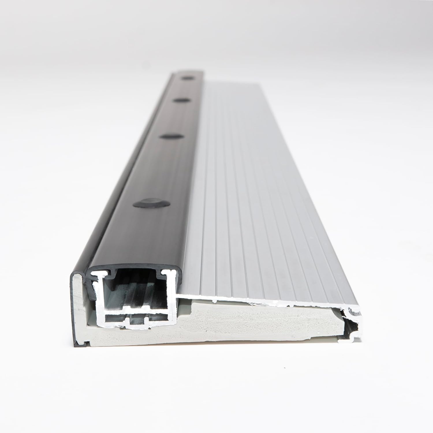 Adjustable Aluminum Threshold – Extra Short Width with Hidden Screws, Adapts to Any Height, Heavy-Duty for Residential & Commercial Use, Available in Multiple Sizes (Mill Finish, 36 inch)