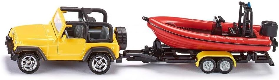 Siku Jeep with Boat
