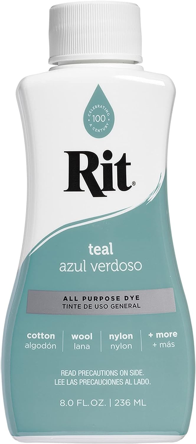 All-Purpose Liquid Dye" but it needs to change to "Rit All-Purpose Liquid Dye, Teal (103230)